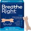 Breathe Right Nasal Strips to Stop Snoring, Drug-Free, Original Tan Large, 30 count, 2 Packages view 1