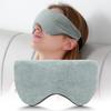 Sivio Weighted Eye Mask for Sleeping, Cooling & Cozy Reversible Blackout Sleep Mask for Women & Men, Microwave Freezable Heavy Blindfold for Migraine, Travel, Meditation, 0.55lbs, Grey view 1