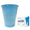 1000 Blue 5 Ounce Dental Rinse Plastic Disposable Ribbed Drinking Cups view 1