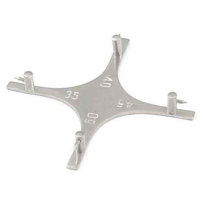 AAProTools Dental Bracket Positioning Star Like Gauge Orthodontic Posterior Boone Measuring Positioner Gauges
