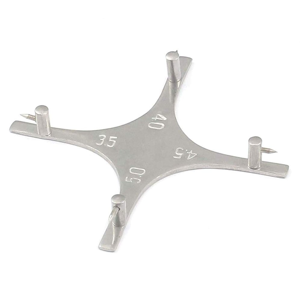 AAProTools Dental Bracket Positioning Star Like Gauge Orthodontic Posterior Boone Measuring Positioner Gauges