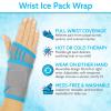 Arctic Flex Wrist Ice Pack Wrap - Refreezable Gel Compression Support - Flexible Hot & Cold Brace for Injuries, Rheumatoid, Tendinitis, Swelling & Carpal Tunnel - Reusable for Pain & Muscle Therapy view 2
