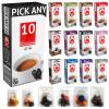 100 Bonini Coffee and Chocolate Pods Compatible with Nespresso. Pick Any 10 Packs from 19 Blends Including: Espresso, Latte, Chocolate and New Eco Capsules view 1