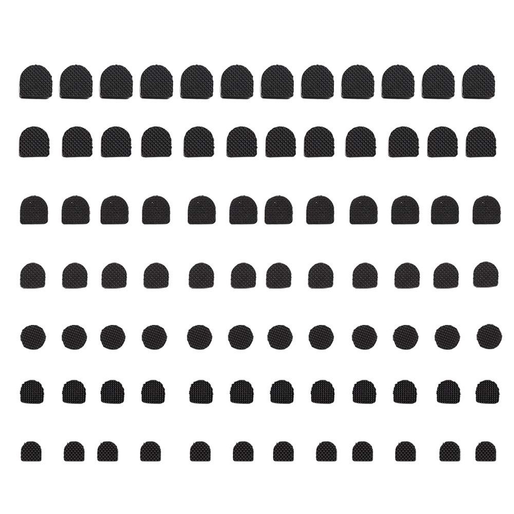 Pasamer 84pcs/Set High Heel Tips Replacesment Tap , Shoe Repair Stiletto Replacement Heels Tips Anti-Slip Heel Tips for High Heel Shoes, Shoes Dowels Repair
