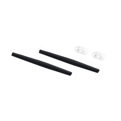 Betterun Black Replacement Nose Pads Pieces Ear Socks Rubber Kits for Oakley Whisker