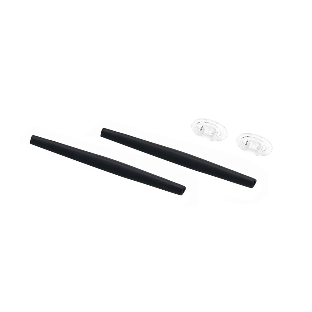 Betterun Black Replacement Nose Pads Pieces Ear Socks Rubber Kits for Oakley Whisker