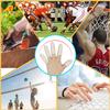 Finger Cots Finger Protectors Finger Guards Cots Crafting Gloves Finger Support Finger Sleeves for Trigger Finger Hand Eczema Finger Sleeves Corn Cracking Arthritis Anti Slip Heat Resistant 10PCS view 1