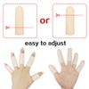 Finger Cots Finger Protectors Finger Guards Cots Crafting Gloves Finger Support Finger Sleeves for Trigger Finger Hand Eczema Finger Sleeves Corn Cracking Arthritis Anti Slip Heat Resistant 10PCS view 2