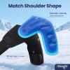 NEWGO Shoulder Ice Pack Wrap, Ice Shoulder Brace for Rotator Cuff and Arm, 3D Gel Cold Compression Sleeve for Injuries Reusable, Instant Cold Compress Wrap for Surgery Recovery & Shoulder Discomfort view 3