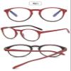 VEVESMUNDO Round Reading Glasses Vintage Large Frame Spring Hinge Blue Light Blocking Glasses for Women Men view 3