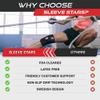 Sleeve Stars Knee Brace & Knee Support for Men & Women, Knee Compression Sleeve for Knee Pain, Protection Wrap for Working Out (XL-3XL) view 4