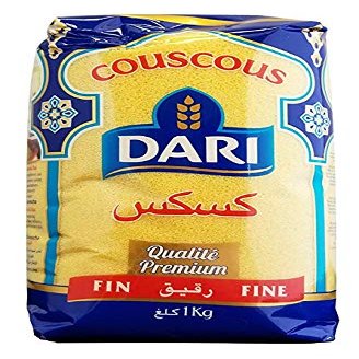 Dari Fine Moroccan Couscous 1kg, 2.2lb, Pack of 3