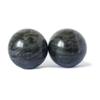 Addune Chinese Baoding Balls Dark Grey Health Exercise Stress Hand Balls Natural Chinese Health Medicine Marble Balls (Dark Grey, 2'') view 2