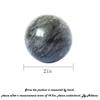Addune Chinese Baoding Balls Dark Grey Health Exercise Stress Hand Balls Natural Chinese Health Medicine Marble Balls (Dark Grey, 2'') view 3