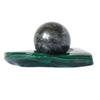 Addune Chinese Baoding Balls Dark Grey Health Exercise Stress Hand Balls Natural Chinese Health Medicine Marble Balls (Dark Grey, 2'') view 4