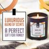 CITea - 100% Natural Soy Wax Scented Candle, Stress Relief Soy Candle with Natural Oils, Large Candle 8 Oz, Sandalwood and Musk Scent, Relax view 4