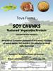 Kosher Premium Textured Vegetable Protein Chunks (Unflavored Chunks, 1 Kilogram) view 1