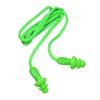 25 Pairs Corded Ear Plugs Soft Silicone Reusable Earplugs Noise Cancelling for Hearing Protection, Sleeping (Green) view 4