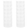 2-Pack 7 Day Pill Organizer Large Travel Medicine Storage Box with 3 Compartments Weekly Stackable Vitamin Case view 1