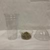 16 Ounce Clear Plastic Cups with inner cup and Lids (150 Count) 16 Oz Dessert Cups with Lids - Plastic Fruit Cups view 3
