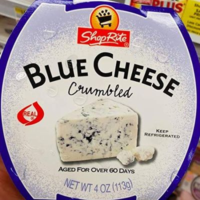2 Pack of Shop Rite Blue Cheese Crumbled 4 oz ( Total 8 oz)