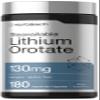 Horbach Lithium Orotate 130mg | 180 Capsules | Non-GMO, Gluten Free, Vegan | 5mg Bioavailable Elemental Lithium view 1