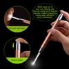4 Pack Ear Pick with Light, Ear Cleaner Ear Wax Removal Tool Kit for Kids and Adults, Ear Picks Digger & Tweezers & Spiral Spring Ear Spoon Set with Storage Box (Rose Gold) view 2