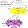 Eye Mask Sleep Masks Pack of 36 PorsMing Sleeping Mask Blindfold Eye Cover Team Building Games Party with Nose Pad and Adjustable Strap for Women Men Kids 4 Layers Colors (18 Color 36 Pieces) view 3
