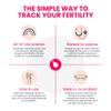 Tempdrop Fertility and Ovulation Digital Thermometer Tracker  Wearable Basal Body Temperature (BBT) Monitoring Sensor and Fertility Charting App Includes Comfortable Armband (S/M  8.5-15.5 inch) view 3