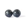 Addune Chinese Baoding Balls Dark Grey Health Exercise Stress Hand Balls Natural Chinese Health Medicine Marble Balls (Dark Grey, 1.4'') view 2