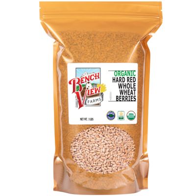 Organic Hard Red Wheat Berries - 3lbs