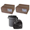 2 Box - Trash Bag, 55 - 60 Gallon - (100 CountBox) 38 x 58 Density Garbage Bags ( Black ) 200 Bags Total view 1