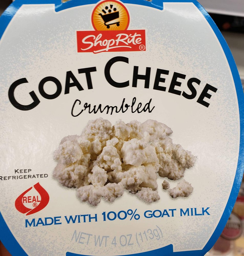 2 pack of Shop Rite Goat Cheese Crumbled 4 oz (Total 8oz)