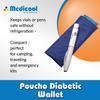 Medicool Daily Diabetic Organizer+Poucho Single Pen Bundle Carrying Cooling Wallet view 3