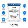 Think Jerky Classic Beef Jerky, Grass-Fed High Protein Beef, Gluten Free, No Antibiotics or Nitrates, Healthy Chef Crafted Recipe, Low Calorie and Low Fat - 1.0 oz Bags, 8 Pack view 3