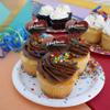 A Nightmare on Elm Street Logo Heart Love Cupcake Picks Toppers Decoration Set of 6 view 4