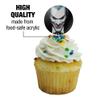 Batman Alex Ross Joker Head Cupcake Picks Toppers Decoration Set of 6 view 3