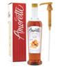 Amoretti - Sugar Free Caramel Syrup, 94 Servings Per Bottle (750 ml), with Pump for Flavoring Coffees, Cocktails, and other Beverages, Gluten Free, GMO/GEO Free, Preservative Free view 1