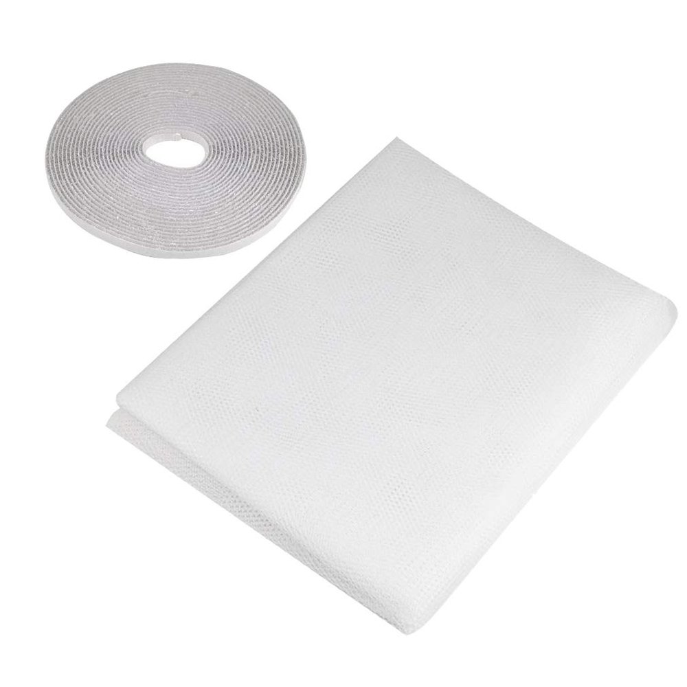 Familyhouse Mosquito Net for Windows, Fly Window Screen Mesh Insect Netting Bug Bee Mosquito Protector with Self-Adhesive Tape