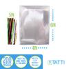 200 Pack Clear Cellophane Bags for Favors - Transparent Goodie for Birthday Party, 4x6 Inch with 5-Inch Twist Ties - Candy, Treat for Gift Giving view 2