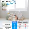 200 Pack Clear Cellophane Bags for Favors - Transparent Goodie for Birthday Party, 4x6 Inch with 5-Inch Twist Ties - Candy, Treat for Gift Giving view 3