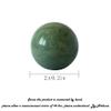 Addune Dark Green Baoding Balls Marble Chinese Health Exercise Massage Balls Stress Relieve Hand Exercise Tool Relax Fingers Gift (Dark Green, 2'') view 2