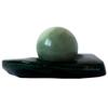 Addune Dark Green Baoding Balls Marble Chinese Health Exercise Massage Balls Stress Relieve Hand Exercise Tool Relax Fingers Gift (Dark Green, 2'') view 3