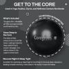 Tune Up Fitness  Coregeous Ball | Psoas Release Tool, Abdominal, Belly & Lower Back Release | Core Ball, Exercise Ball for Low Back, Stress & Digestive Relief, Improved Breathing & Sleep (Graphite) view 2