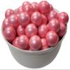 Light Pink Pearl Gumballs 1 Inch-2 Pound Bulk Bag For Baby Showers And Gender Reveal Parties view 2