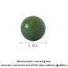 Addune Dark Green Baoding Balls Marble Chinese Health Exercise Massage Balls Stress Relieve Hand Exercise Tool Relax Fingers Gift (Dark Green, 1.4'') view 2