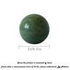 Addune Hand Exercise Balls Marble Dark Green Baoding Balls Chinese Health Massage Balls Stress Relieve Relax Fingers Gift for Parents Programmer (Dark Green, 2'') view 3
