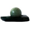 Addune Hand Exercise Balls Marble Dark Green Baoding Balls Chinese Health Massage Balls Stress Relieve Relax Fingers Gift for Parents Programmer (Dark Green, 2'') view 4