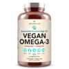 AMANDEAN Vegan Omega 3 Supplement. Premium Fish Oil Alternative. Algae DHA & EPA. Carrageenan Free Softgels. Algal Essential Fatty Acids. Plant Based Heart, Brain, Eye, Skin, Immune Support. (120ct) view 1