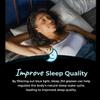 Sleep ZM 100% Clip On Blue Light Blocking Glasses - Better Sleep Anti Eye Strain - Computer Gaming for Women Men - Metal - 99% Night-time Amber Lens view 4